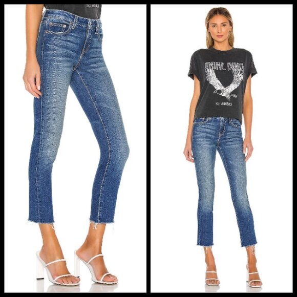 💕TRAVE💕 Bradshaw Slim Crop Jeans ~ Sweet Emotion - Picture 1 of 15